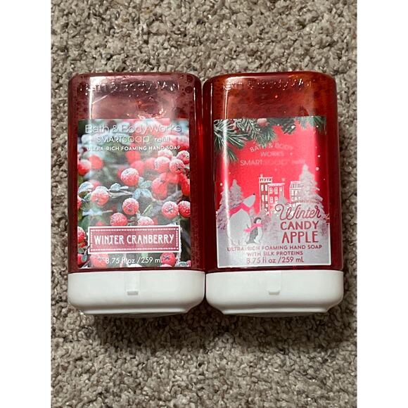 Bath & Body Works Hand Soap Winter Candy AppleCranberry Pair of 2